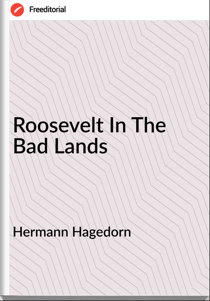 Hermann Hagedorn - Roosevelt In The Bad Lands