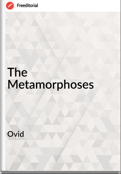 Ovid The Metamorphoses