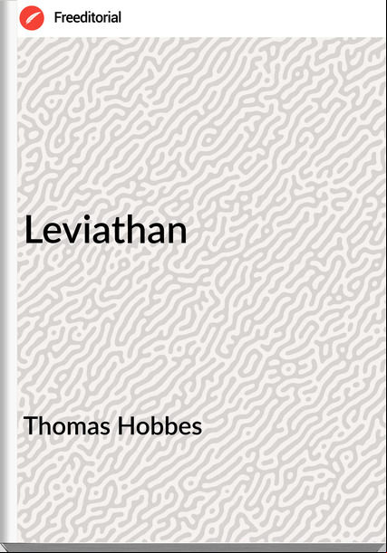 Thomas Hobbes Leviathan