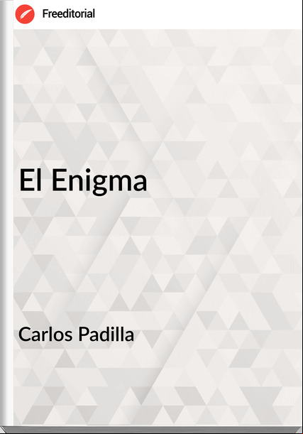 Carlos Padilla El Enigma