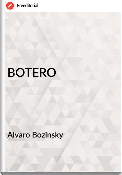 Álvaro Bozinsky BOTERO